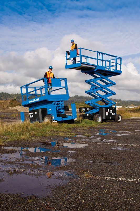 Lift, Scissor ROUGH TERRAIN 40' Genie Lift GS-4069 RT